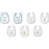 Nene Shop SET 7 BAVAGLINI NEONATO IMPERMEABILI IN 20X25