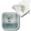 Nene Shop CHIAMA ANGELI BOLA CON CATENA ARGENTO, BOLA ARGENTO CON STELLA ORO ROSA