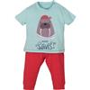 Nene Shop COMPLETO PIGIAMINO NEONATO BAMBINO BIO MAGLIA E PANTALONE 3 MESI - 2 ANNI