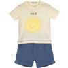 Nene Shop COMPLETO ESTIVO NEONATO BAMBINO BIO MAGLIA E PANTALONCINO 3 MESI - 2 ANNI