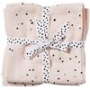 Done by Deer SET 2 COPERTINE COPERTINE SWADDLE MILLEUSI DREAMY DOTS, ROSA CIPRIA 120X120 CM 100% COTONE