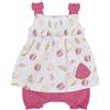Nene Shop PAGLIACCETTO NEONATA BAMBINA GIRO MANICA - FRAGOLA
