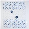 Nene Shop COPERTINA NEONATO CARROZZINA CULLA PASSEGGINO PRIMAVERILE IN COTONE - FIORI BLU