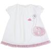 Nene Shop VESTITO BAMBINA NEONATA ESTIVO IN COTONE - CIGNO