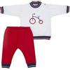 Nene Shop TUTA NEONATO BAMBINO IN COTONE - BICI