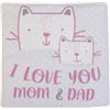 Nene Shop COPERTINA NEONATO CARROZZINA CULLA PASSEGGINO INVERNALE IN CINIGLIA - I LOVE MUM &DAD
