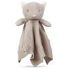 Kiokids DOUDOU NEONATO IN COTONE GATTINO GRIGIO