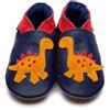 Inch Blue BABBUCE IN PELLE NATURALE - DINO INCH BLUE