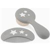 Kiokids SET SPAZZOLA E PETTINE BAMBINO NEONATO GRIGIO