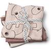 Done by Deer SET 3 TELINI ANTIRIGURGITO DEER FRIENDS CIPRIA - 70x70 CM - 100% COTONE