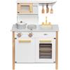 Nene Shop CUCINA GIOCATTOLO IN LEGNO - BIANCO/ORO - COLORI AD ACQUA ATOSSICI - TRYCO BABY