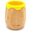 Eco Mikro BICCHIERE IN BAMBU` BAMBINI - SVEZZAMENTO - ECOMIKRO - GIALLO