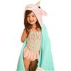 ZOOCCHINI ASCIUGAMANO BIMBI CON CAPPUCCIO, Allie Unicorno - 100% cotone - ZOOCCHINI