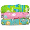 Charlie Banana BOX 3 PANNOLINI LAVABILI CON INSERTI - FLORISA SAFARI ROSA