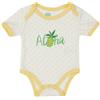 Nene Shop BODY NEONATO BAMBINO - BIANCO GIALLO