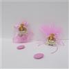 Nene Shop SACCHETTINO CONFETTI SEGNAPOSTO BOMBONIERA NASCITA BATTESIMO COMPLEANNO MAGNETE CARROZZA PRINCIPESSA BIMBA NEONATA
