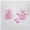 Nene Shop SACCHETTINO CONFETTI SEGNAPOSTO BOMBONIERA NASCITA BATTESIMO COMPLEANNO UNICORNO BIMBA