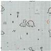 Bimbi Dreams COPERTINA NEONATO IN MUSSOLA DI BAMBOO 120X120 CM - JURASSIC