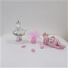 Nene Shop BOMBONIERA NASCITA BATTESIMO UNICORNO DONUT BIMBA ROSA