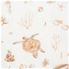 Bimbi Dreams COPERTINA NEONATO IN MUSSOLA DI BAMBOO 120X120 CM - OCEAN
