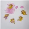 Nene Shop SACCHETTINO CONFETTI SEGNAPOSTO BOMBONIERA NASCITA BATTESIMO MAGNETE FATINA