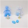 Nene Shop SACCHETTINO CONFETTI SEGNAPOSTO BOMBONIERA NASCITA BATTESIMO COMPLEANNO PORTACHIAVI UNICORNO BIMBO