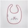 Nene Shop BAVAGLINO BAVETTA NEONATO IN SPUGNA IMPERMEABILE 20x25 CM - ELEFANTE ROSA