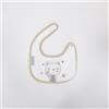 Bimbi Dreams BAVAGLINO BAVETTA NEONATO IN SPUGNA IMPERMEABILE 19x19 CM BEAR TORTORA