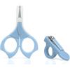Kiokids FORBICINE UNGHIE NEONATO PUNTA TONDA - SET MANICURE NEONATO