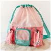 Kiokids BORSA DA SPIAGGIA A RETE PER BAMBINI - CORALLO