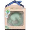 Nene Shop TIKIRI - SONAGLIO COCCODRILLO 3 IN 1 - SONAGLIO, MASSAGGIA GENGIVE, GIOCO DA BAGNO, MY FIRST ZOO - CONFEZIONE REGALO