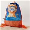 Kiokids BORSA DA SPIAGGIA A RETE PER BAMBINI - ARANCIO