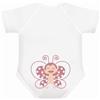 J Bimbi BODY TAGLIA UNICA 0-36 MESI PER NEONATO E BIMBO IN COTONE BIO 4SEASON FARFALLA