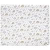 Nene Shop COPERTINA NEONATO IN MUSSOLA DI COTONE E BAMBOO 120X120 CM - NARA