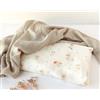 Kiokids SET 2 COPERTINE NEONATO IN MUSSOLA DI BAMBOO 120X120 CM - BEIGE