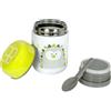 Nene Shop THERMOS PORTA CIBO IN ACCIAIO INOSSIDABILE CON CUCCHIAIO - 300 ML - LIME