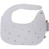 Nene Shop BAVAGLINO BAVETTA NEONATO IN PURO COTONE MOD. STELLE GRIGIO
