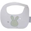 Bimbi Dreams BAVAGLINO BAVETTA NEONATO IN PURO COTONE MOD. CONIGLIETTO VERDE