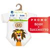 J Bimbi BODY JBIMBI TAGLIA UNICA 0-36 MESI IN BIO COTONE JUNGLE + SUCCHIETTO COORDINATO