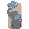 Nene Shop FIOCCO NASCITA PERSONALIZZATO ELEFANTINO CELESTE - REALIZZATO A MANO