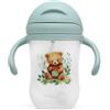 Kiokids TAZZA APPRENDIMENTO BAMBINI - ORSETTO - SALVIA 6 MESI +