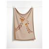 TATANATURA COPERTINA LETTINO NEONATO COTONE GOTS - GIRAFFE