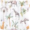 Bimbi Dreams COPERTINA NEONATO IN MUSSOLA DI BAMBOO 120X120 CM - AFRICA