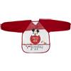 Interbaby BAVAGLINO CON MANICHE LUNGHE IMPERMEABILE - MICKEY MOUSE ROSSO
