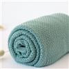 KIOKIDS COPERTINA ESTIVA NEONATO IN BAMBOO - VERDE SALVIA