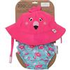 ZOOCCHINI KIT MARE NEONATO COSTUMINO CONTENITIVO + CAPPELLINO, FENICOTTERO - SPF50+