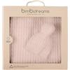 Bimbi Dreams SET COPERTINA + CAPPELLINO IN BAMBOO - ROSA