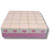 Nene Shop TORTA BOMBONIERA NASCITA BATTESIMO CUORE BEIGE ROSA