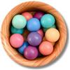 Nene Shop 16 PEZZI - PALLINE - PASTELLO - 100% LEGNO ABS ATOSSICO - APPRENDIMENTO STEM!