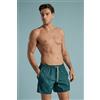 Intimissimi Costume Boxer Mare Reversibile Stampa Palma Verde
